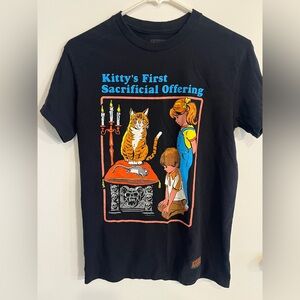 Men’s size small Steven Rhodes “Kitty’s First Sacrificial Offering”